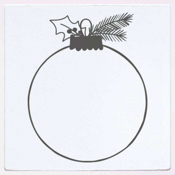 Stampila Globul din brad, 43x43mm, May&Berry pentru hobby, art&craft, activitati copii [1]