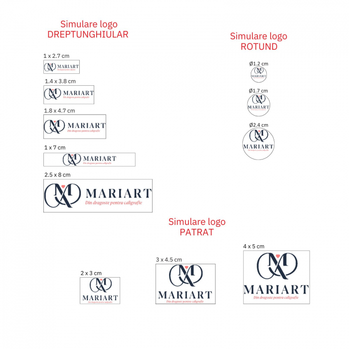 Stampila sapun si ceramica personalizata  - Logo [3]