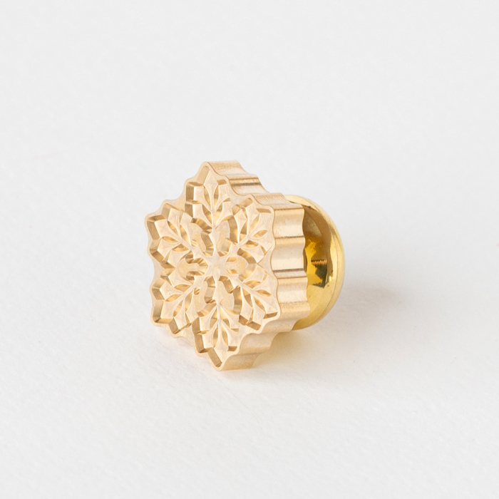 Stampila sigiliu – Fulg de zapada 3D, 2.3cm [2]