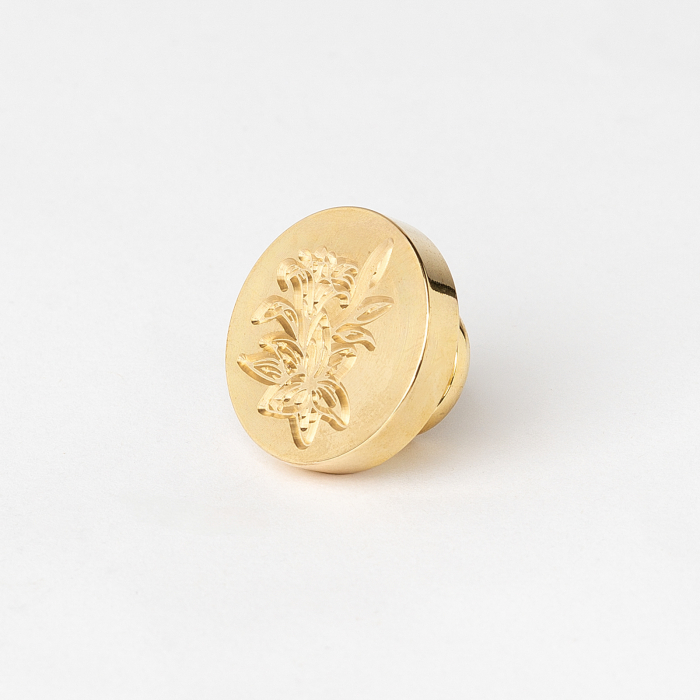 Stampila sigiliu - Crini, 2.5cm [2]