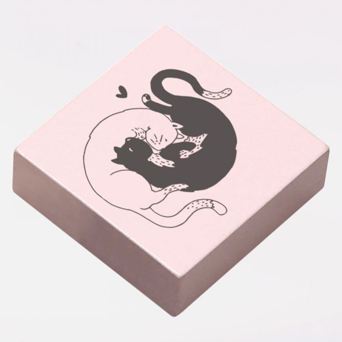 Stampila Pisici Yin&Yang, 43x33mm, May&Berry pentru hobby, art&craft, activitati copii [2]