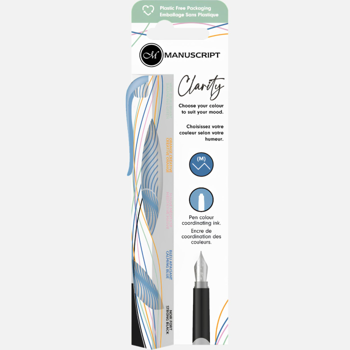 Stilou pentru scris zilnic cu penita iridiu, marime M, , diverse culori - Manuscript Clarity [3]