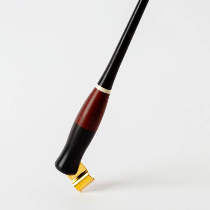 Toc oblic caligrafie - Negru & visiniu [2]