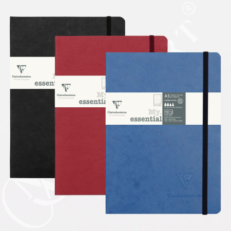 Agende si plannere - Agenda A5 Clairefontaine My Essential, 90 g/mp, 96 file punctate
