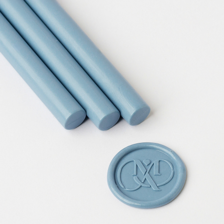 Ceara pentru sigilii - Set 5 batoane de ceara pentru sigilii - Blue pastel