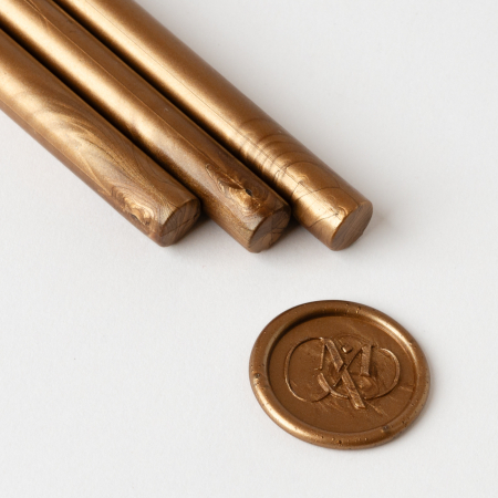 Ceara pentru sigilii - Set 5 batoane de ceara pentru sigilii - Bronz