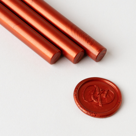 Ceara pentru sigilii - Set 5 batoane de ceara pentru sigilii - Red gold
