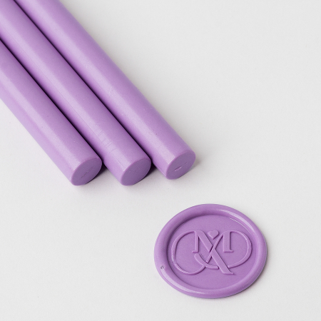 Ceara pentru sigilii - Set 5 batoane de ceara pentru sigilii - Lila pastel