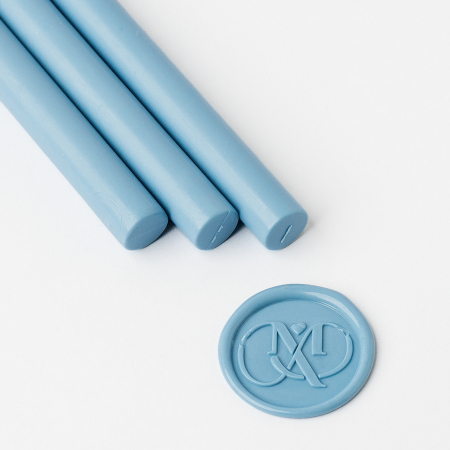 Ceara pentru sigilii - Set 5 batoane de ceara pentru sigilii  - Albastru baby blue