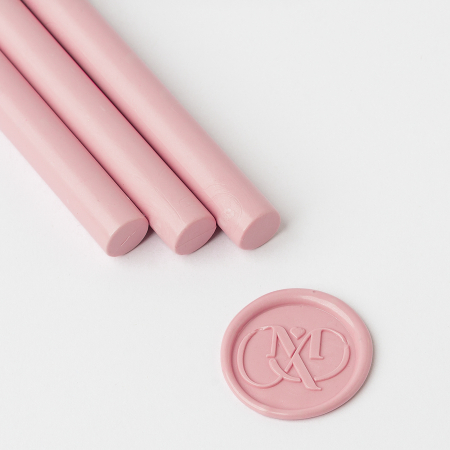 Ceara pentru sigilii - Set 5 batoane de ceara pentru sigilii - Dusty pink