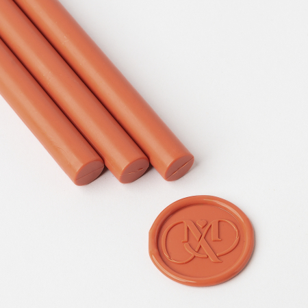 Ceara batoane - Set 5 batoane de ceara pentru sigilii - Terracotta pastel
