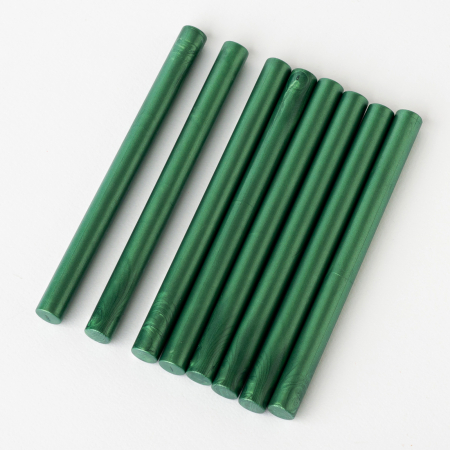 Set 5 batoane de ceara pentru sigilii - Verde smarald [1]