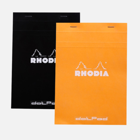 AGENDE SI PLANNERE - Blocnotes Rhodia Basics pentru notite si schite, 80 file, A5 - liniatura punctata