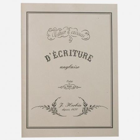 Seturi si manuale caligrafie - Caiet pentru exersare caligrafie, alfabetul englezesc - Herbin