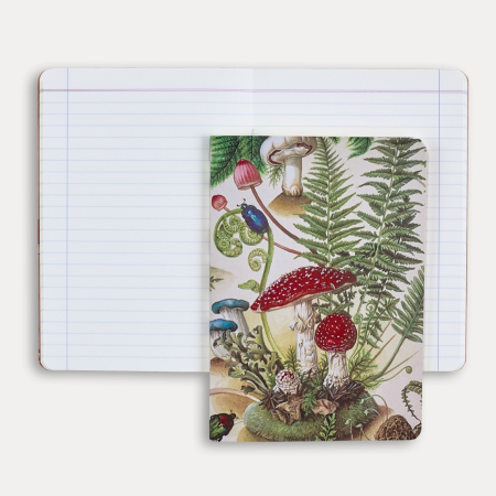 Bomo Art - Caiet notite Bomo Memo M6, Magical World of Fungi, A5, hartie ivory 90g/mp, 72 file