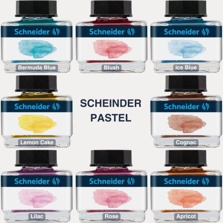 Cerneala calimara - Calimara cerneala Pastel Schneider 15 ml pentru stilou cu convertor, diverse culori