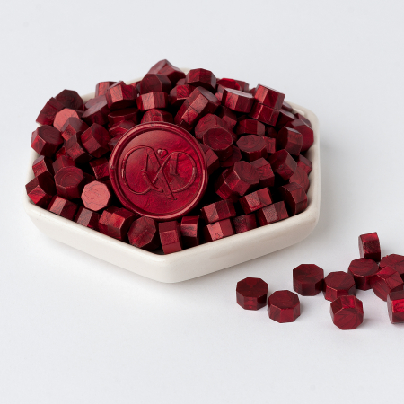 Ceara pentru sigilii - Ceara granule pentru sigiliu – Flame red