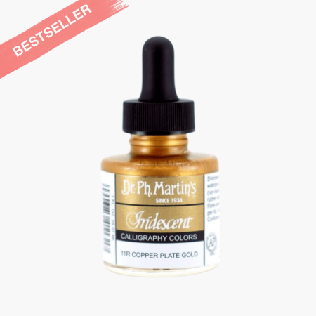 Cerneala caligrafie aurie Iridiscent Copper Plate Gold  (11R)