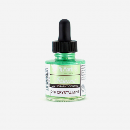 Dr. Ph. Martin's - Cerneala verde caligrafie - Iridiscent Crystal Mint  (22R)