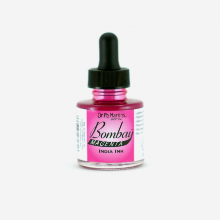 Dr. Ph. Martin's - Cerneala rosie caligrafie - Bombay India Ink Magenta (3BY)