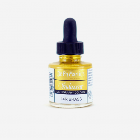 Dr. Ph. Martin's - Cerneala aurie caligrafie - Iridiscent Brass (14R)