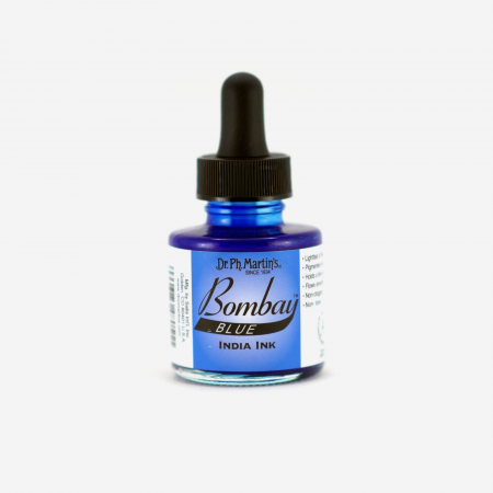 Dr. Ph. Martin's - Cerneala albastra caligrafie - Bombay India Ink Blue (5BY)