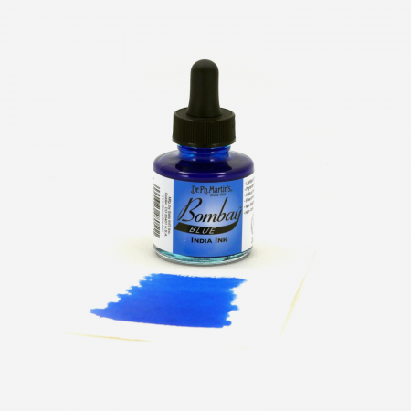 Cerneala albastra caligrafie - Bombay India Ink Blue (5BY) [1]