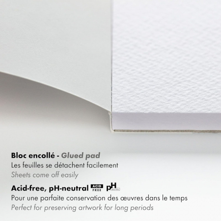 Hartie alba texturata - Paint On Mix Media À grain 250g [1]