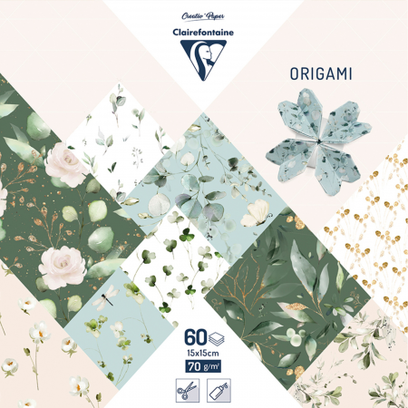 Hartie origami - Hartie origami – Romantic, 15x15 cm, 70g, 60 foi