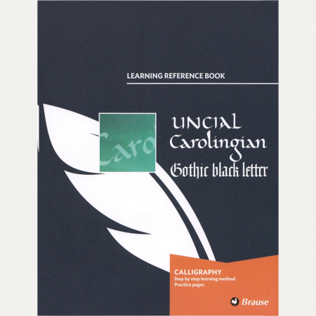 Seturi si manuale caligrafie - Caiet invatare caligrafie latina, stiluri Uncial, Carolingian, Gotic - Brause
