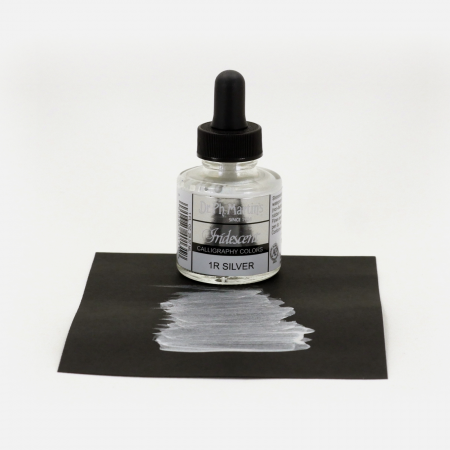 Cerneala caligrafie argintie Iridiscent Silver (1R) [1]