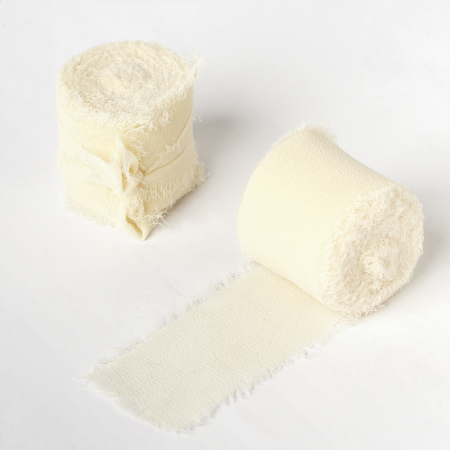 Accesorii esentiale - Panglica matase - Ivory