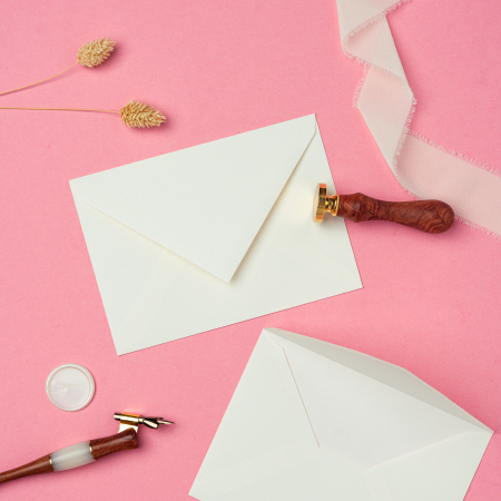 Plic C6 Clairefontaine, hartie din bumbac Velin pur Cotton, alb cremos, 125g, 114 x 162 mm [3]