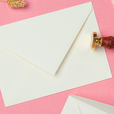 Plic C6 Clairefontaine, hartie din bumbac Velin pur Cotton, alb cremos, 125g, 114 x 162 mm [2]