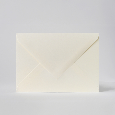 Plicuri - Plic C6 Clairefontaine, hartie din bumbac Velin pur Cotton, alb cremos, 125g, 114 x 162 mm