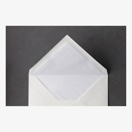 Plic C6 Clairefontaine, hartie tip canvas Toile Imperiale, alb, 100g, 114 x 162 mm [2]