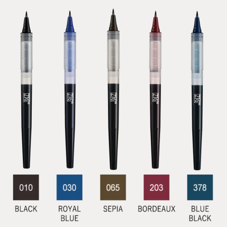 SCRIS DE MANA - Rezerva brush pen Kuretake ZIG COCOIRO Extra Fine