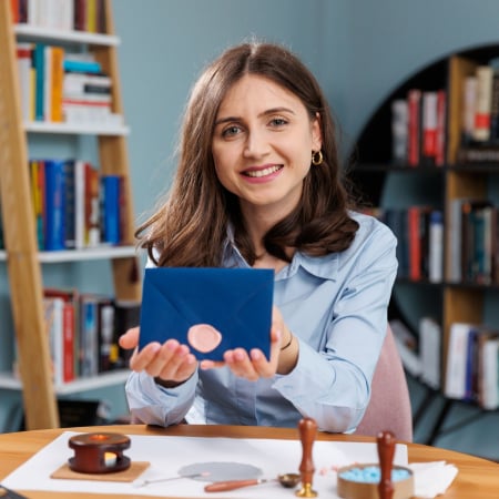 Set 5 batoane de ceara pentru sigilii - Rosu mac [5]