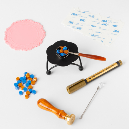CADOURI - Set sigilii ceara, ștampila și accesorii