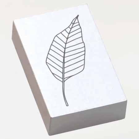 Stampila Frunza stilizata, 53x33mm, May&Berry pentru hobby, art&craft, activitati copii [1]