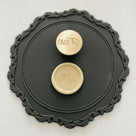 Modele editie limitata - Stampila de alama pentru sigilii de ceara - Ti AMO, editie limitata, model original MARIART