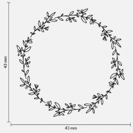 Stampila Coronita, 43x43mm, May&Berry pentru hobby, art&craft, activitati copii [2]