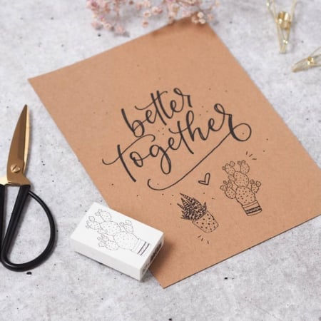 Stampila Cactus in ghiveci, 53x33mm, May&Berry pentru hobby, art&craft, activitati copii [3]