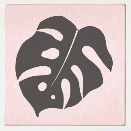 Stampile personalizate - Stampila Frunza de palmier, 43x43mm, May&Berry pentru hobby, art&craft, activitati copii