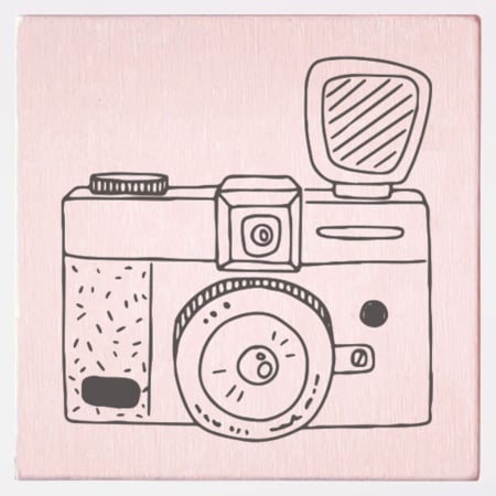 Stampile personalizate - Stampila Aparat foto, 43x43mm, May&Berry pentru hobby, art&craft, activitati copii