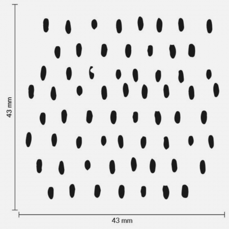 Stampila Model puncte no. 2,  43x43mm, May&Berry pentru hobby, art&craft, activitati copii [2]