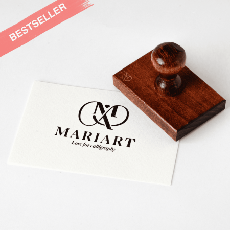 Stampile cu DESIGN-UL TAU - Stampila personalizata din lemn - Logo