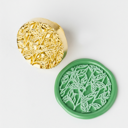 Stampile sigilii colectia MARIART - Stampila sigiliu – Begonie, 2.5cm