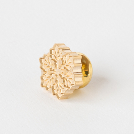 Stampila sigiliu – Fulg de zapada 3D, 2.3cm [1]