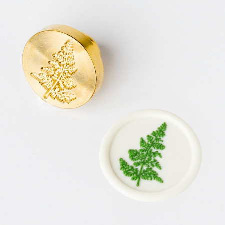 Sigilii de ceara - Stampila sigiliu - Feriga, 2.5cm